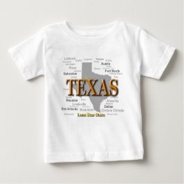 Texas State Pride Map Silhouette