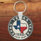 Texas State Pride Sleutelhanger (Achterkant)