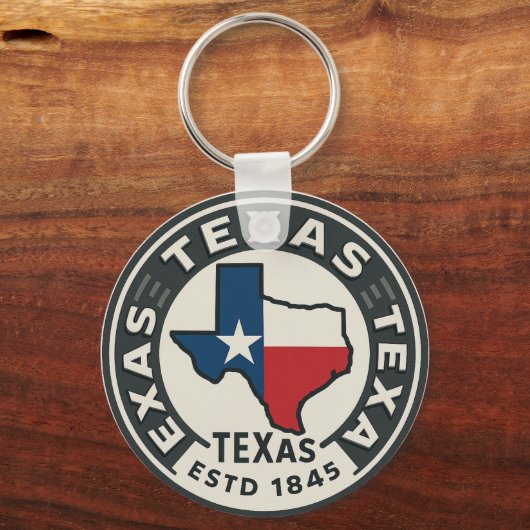 Texas State Pride Sleutelhanger (Achterkant)