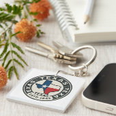Texas State Pride Sleutelhanger (Voorkant Rechts)
