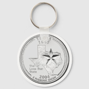 Texas State Quarter Sleutelhanger