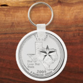 Texas State Quarter Sleutelhanger (Voorkant)