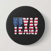 Texas state ronde button 7,6 cm (Voorkant)