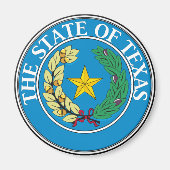 Texas State Seal Magneet (Voorkant)