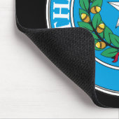 Texas State Seal Mousepad Muismat (Hoek)