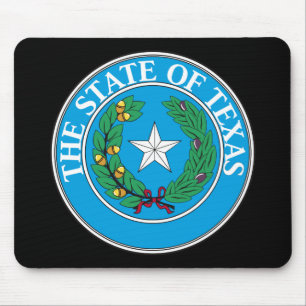 Texas State Seal Mousepad Muismat
