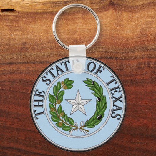 Texas State Seal Sleutelhanger (Voorkant)