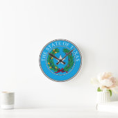 Texas State Seal Wall klok (Huis)