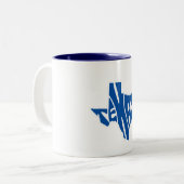 Texas State Shape Coffee Mok (Voorkant links)
