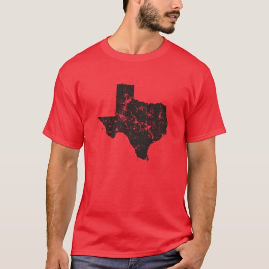  Texas State Silhouette T-shirt (Voorkant)