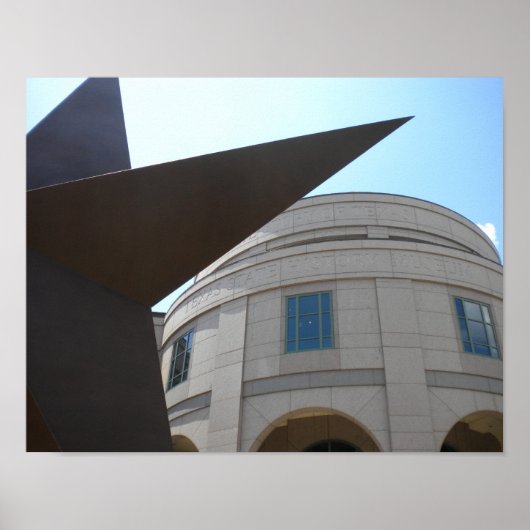 Texas State Star & Texas State Museum Poster (Voorkant)