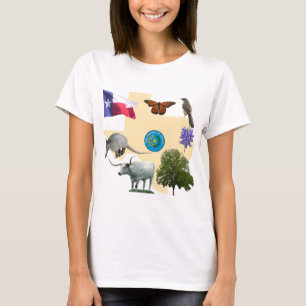 Texas State Symbols T-shirt