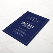 Texas State Technical College Afstuderen Folie Uitnodiging (Gedraaid)