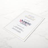 Texas State Technical College Afstuderen Folie Uitnodiging (Gedraaid)