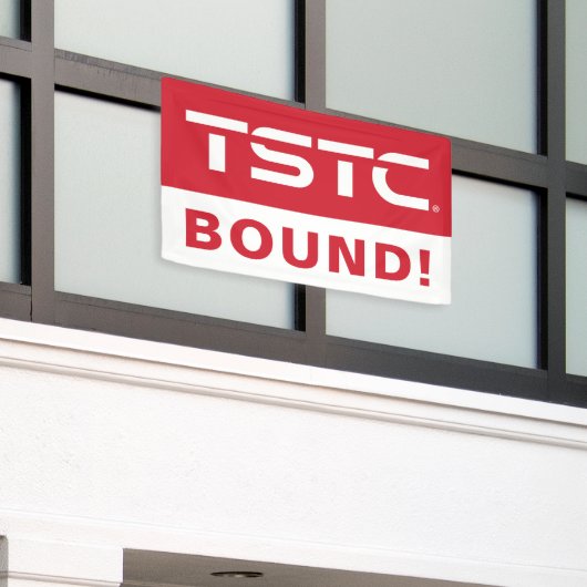 Texas State Technical College Afstuderen Spandoek (Buitenkant Gebouw)