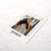 Texas State Technical College Graduation Folie Uitnodiging (Gedraaid)