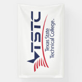 Texas State Technical College Logo Spandoek (Verticaal)