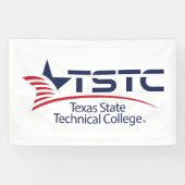 Texas State Technical College Logo Spandoek (Horizontaal)