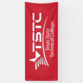 Texas State Technical College-logo Spandoek (Verticaal)