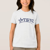 Texas State Technical College-logo Tri-Blend Shirt (Voorkant)