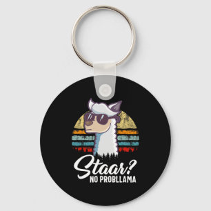 Texas State Test Dag Llama Alpaca voor studenten G Sleutelhanger
