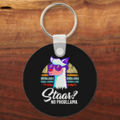 Texas State Test Dag Llama Alpaca voor studenten Sleutelhanger (Voorkant)