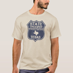 Texas State Trooper om te beschermen en te dienen T-shirt