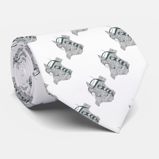 Texas State Typografie Stropdas (Opgerold)