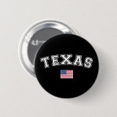 Texas State USA Flag T-Shirt Ronde Button 5,7 Cm (Voorkant /achterkant)