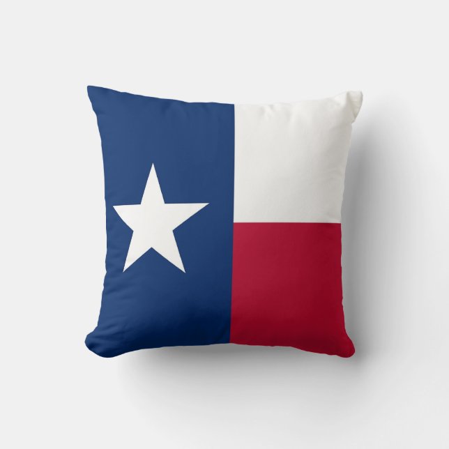 Texas State Vlag Amerikaans MoJo Kussen (Voorkant)