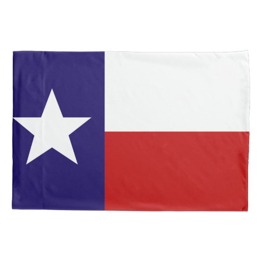 Texas State Vlag Print Patriottisch Kussensloop (Achterkant)