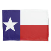 Texas State Vlag Print Patriottisch Kussensloop (Voorkant)