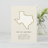 Texas State We hebben chique handgetekende bewegen Aankondiging (Staand voorkant)