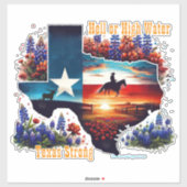 Texas Sterk Sticker (Vel)