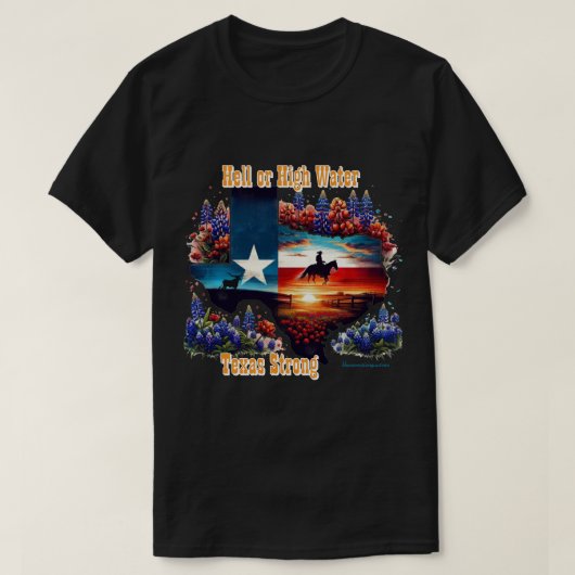 Texas Sterk T-shirt (Design voorkant)