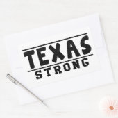 Texas Sterke Design Rechthoekige Sticker (Envelop)