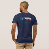 Texas Sterke orkaan Harvey T-shirt (voor/achter) (Achterkant volledig)