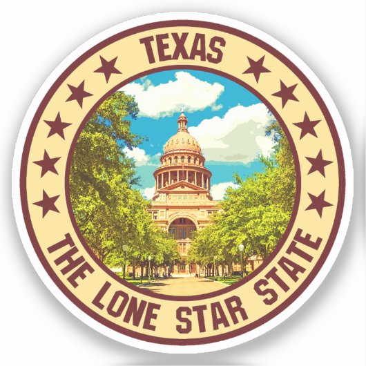 Texas Sticker (Voorkant)