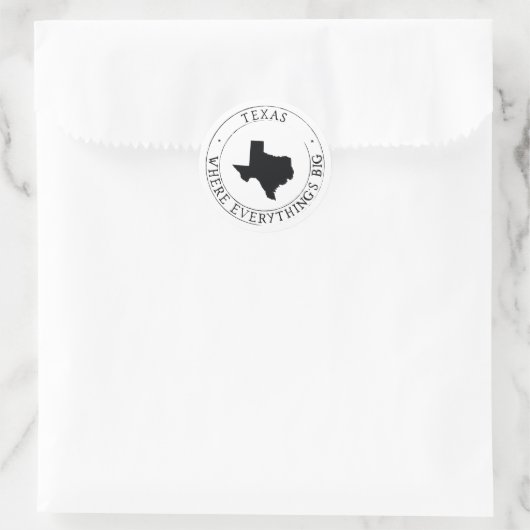 Texas Sticker Envelope Seal (Tas)