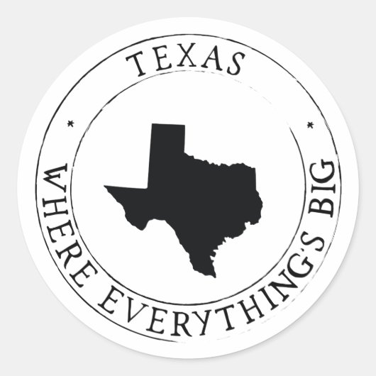 Texas Sticker Envelope Seal (Voorkant)