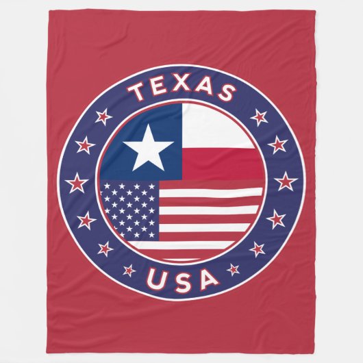 Texas sticker, telefooncel, canvas tas fleece deken (Voorkant)