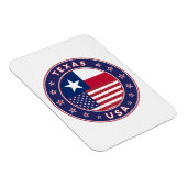 Texas sticker, telefooncel, canvas tas magneet (Rechterzijde)