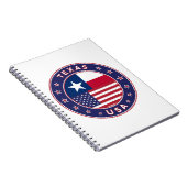Texas sticker, telefooncel, canvas tas notitieboek (Rechterzijde)