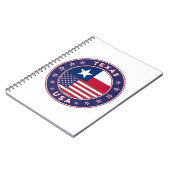 Texas sticker, telefooncel, canvas tas notitieboek (Linkerzijde)