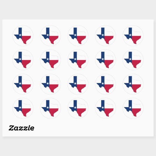 Texas Stickers Envelope Seals (Vel)