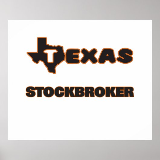 Texas Stockbroker Poster (Voorkant)
