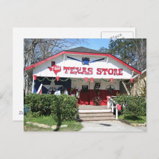 Texas Store in Spring, Texas Briefkaart (Voorkant / Achterkant)