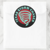 Texas Storm Chaser Ronde Sticker (Tas)