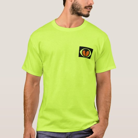 Texas Storm Chasers Tshirt in Safety Green (Voorkant)