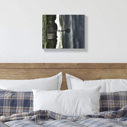 Texas Stormen Canvas Afdruk (Insitu (Slaapkamer))